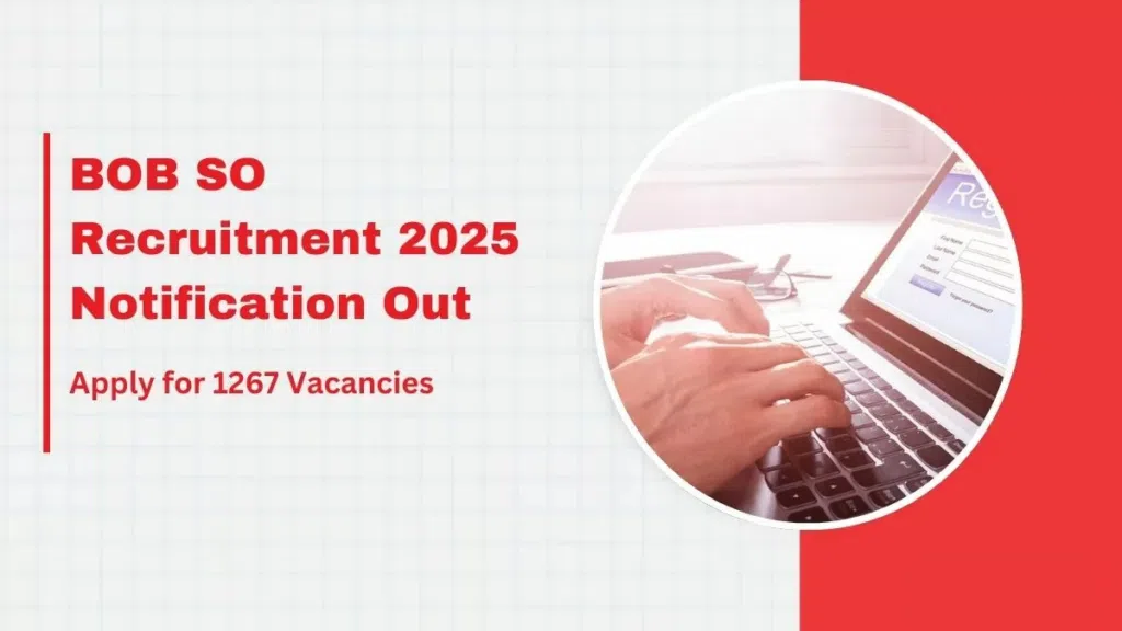 Recruitment of Professionals on Regular Basis in various Departments: BOB