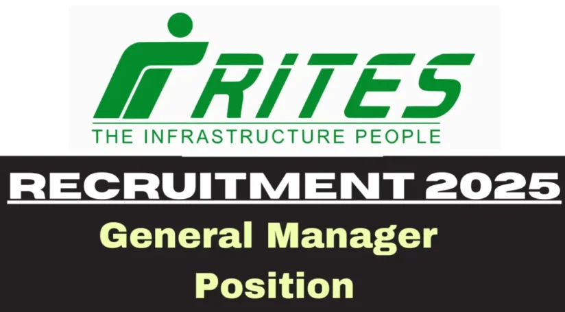RITES Limited Recruitment 2025: Group General Manager (HR) Vacancy