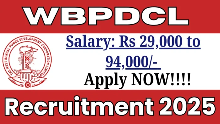 WBPDCL Recruitment 2025: 114 Vacancies Announced for Retired Experts on Contract – Apply Now