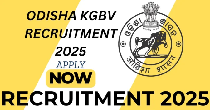 Kasturba Gandhi Balika Vidyalaya Bhadrak Recruitment 2025: Urdu Teacher Post