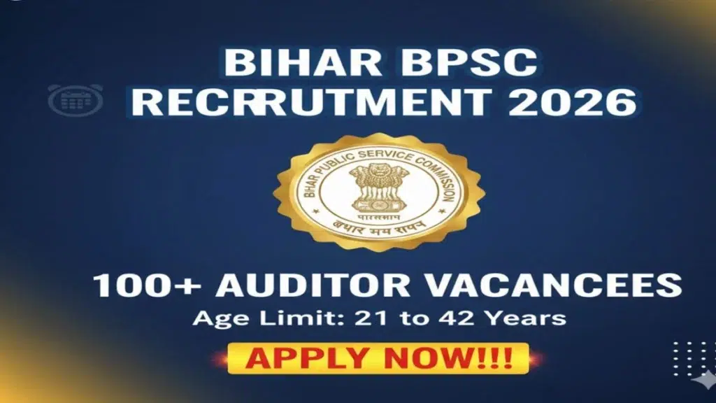 Bihar BPSC Auditor Recruitment 2026 – Apply Online for 102 Posts